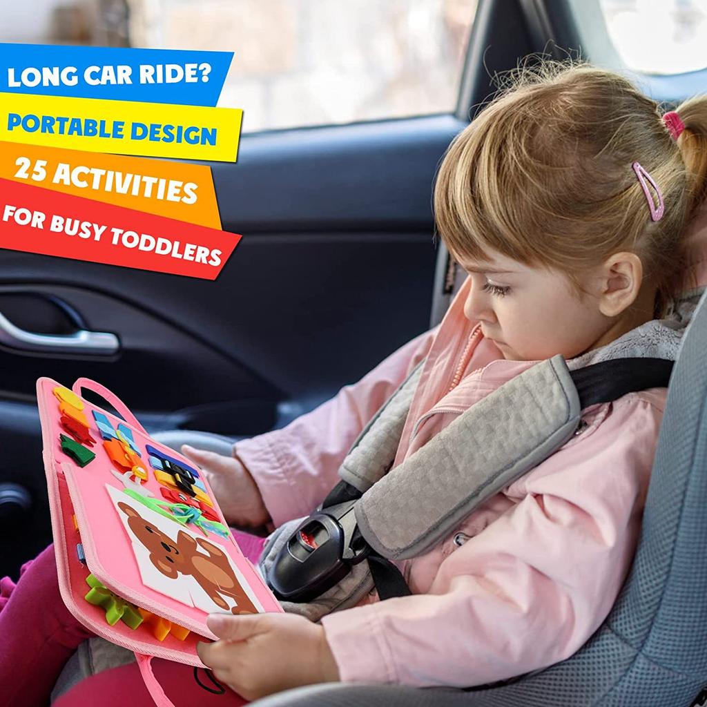 Felt Learning Board Cpc Certification Early Education Children'S Toys Busy Board Dressing Learning Aids
