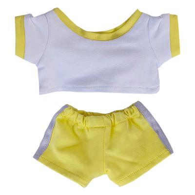 Niannyyhouse 10cm, 15cm, 20cm Roupas de Pelúcia, Roupa Esportiva, Bloco de Cores, Camiseta, Calças, Vestir, Boneca de Algodão, Acessórios (a9, 15cm)