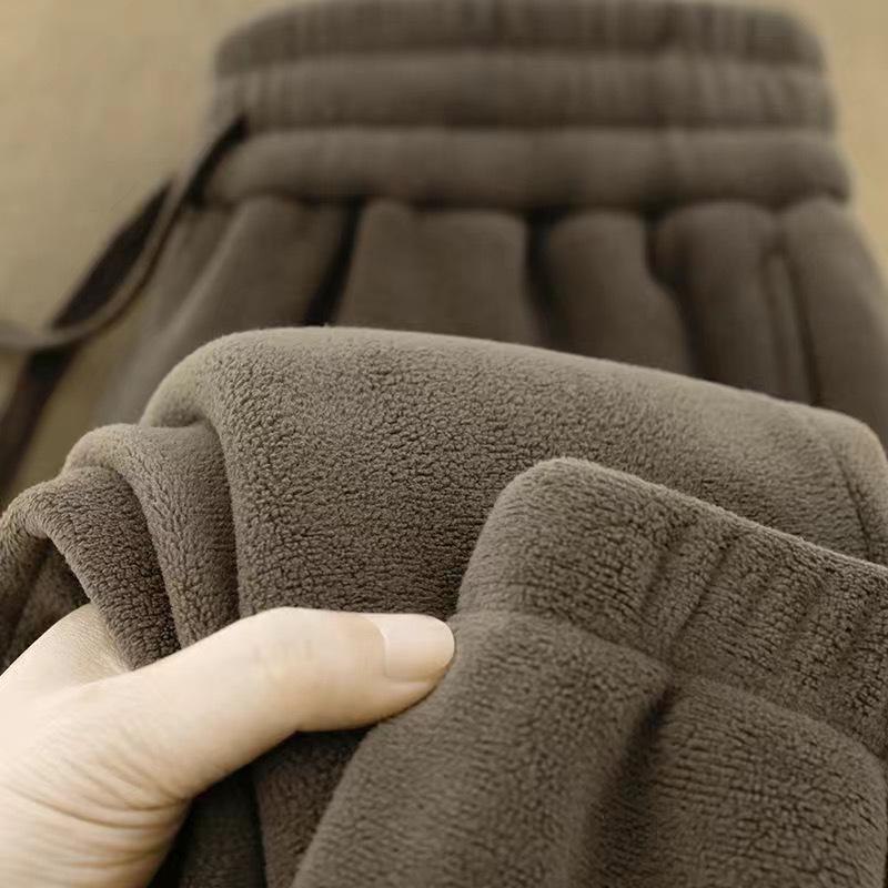 

Men s Heavyweight Fleece-Lined Pants - Winter Casual Sports Sweatpants M 80-110 lbs