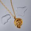 Fashion Statement Shell Necklace for Women Waterproof Stainless Steel Jewelry Bohemian Beach Party Gift