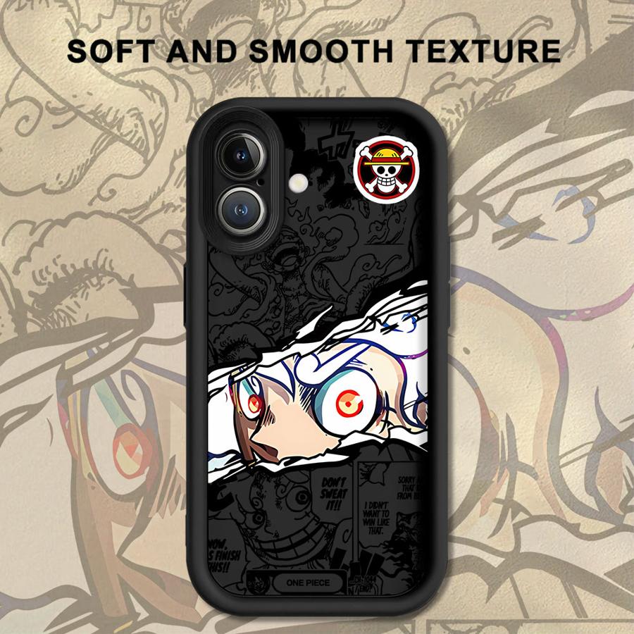

Case for iPhone 17 Pro Max 14 15 Plus 12 Pro Air 13 11 16 Phone Cover Hot Ones Pieces Luffys iPhone 15 Pro