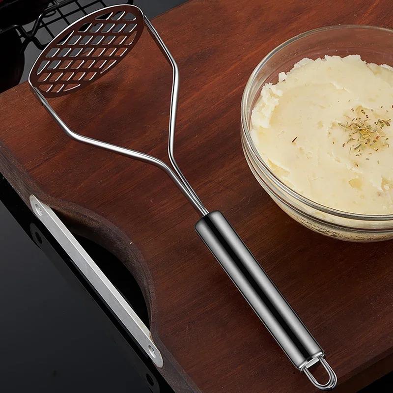 Stainless Steel Potato Mashers Ricers Masher Puree Purple Sweet Potata Pumpkin Grater Kitchen Acceesories Makers Tools Crusher