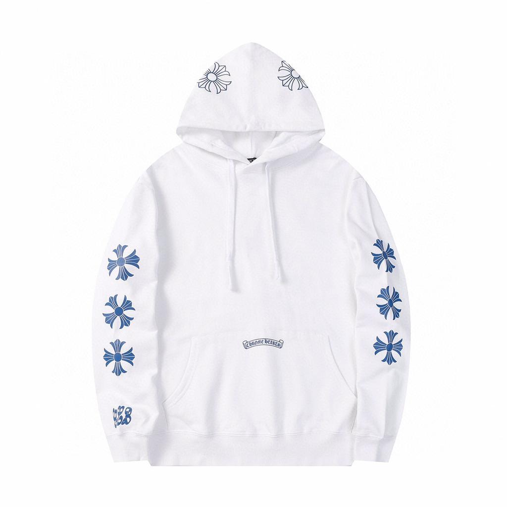 810 CHROME HEARTS 2025 Autumn and Winter New Plus Size Classic Style Logo Hooded Sweatshirt, Suitable for Couples To Wear