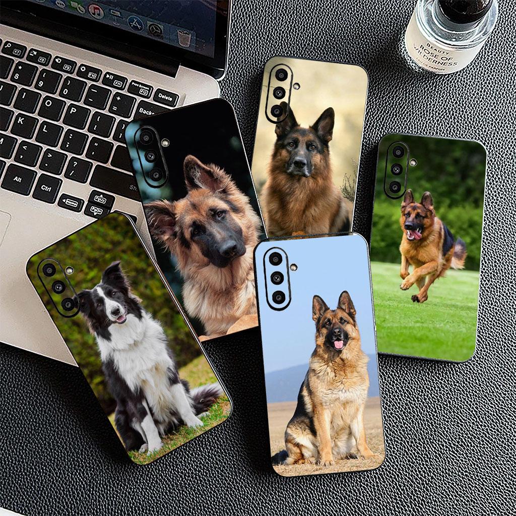Soft Cover for Samsung Galaxy Note 20 9 8 S8 S10 S9 Plus A54 A33 A21S A31 M21 S10E A17 Coque Phone Case German Shepherd Dog