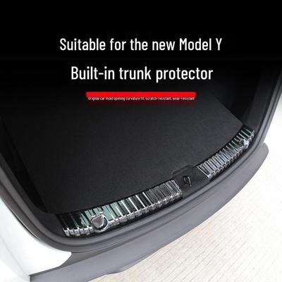 Acabamento Protetor do Soleira do Porta-malas Traseiro Tesla Model Y 2025