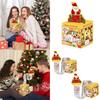 Christmas Themed Santa Gift Bank With Coin Slot For Holiday Celebrations And Decorations