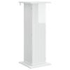 Plant Stand Glossy White 30.5 X 30 X 80.5 Cm