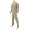 Autumn/Winter New Arrival: Men's Waffle Weave Casual Long-Sleeved Top and Trousers Two-Piece Set