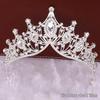 Children's Rhinestone Princess Crown Hairband - Bridal Headpiece & Korean-Style Headwear for Girls