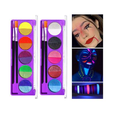 Make-up Palette Vodou rozpustná všestranná kreatívna farba na telo pre festivalové pódiá opery