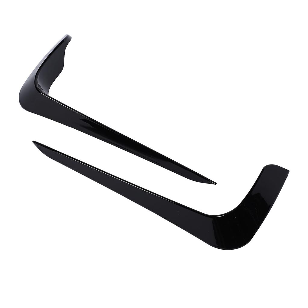 2 Pcs Front Bumper Splitter Aerodynamic Side Air Vent Wind Knife Spoiler for 3 Series E90 E91 M Sport Pre‑LCI 2005 To