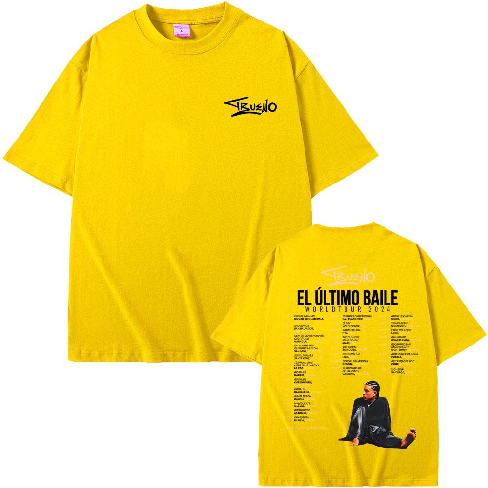 Rare Rapper Trueno El Ultimo Balie World Tour 2024 T Shirt Men Women Fashion Hip Hop Oversized T-shirts Men's Cotton T Shirts