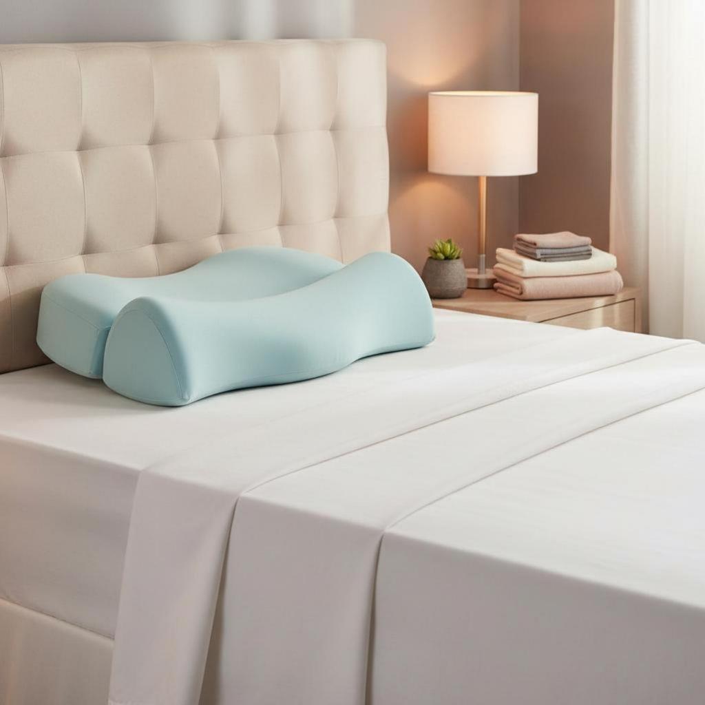 Foam Cervical Nighttime Comfort Pillow Aid Shaped