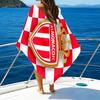 Monaco Football Club Printed Beach Towel, Super Soft Microfiber, Perfect Gift Birthday, for Pool, Beach, Travel, for Family and Friends