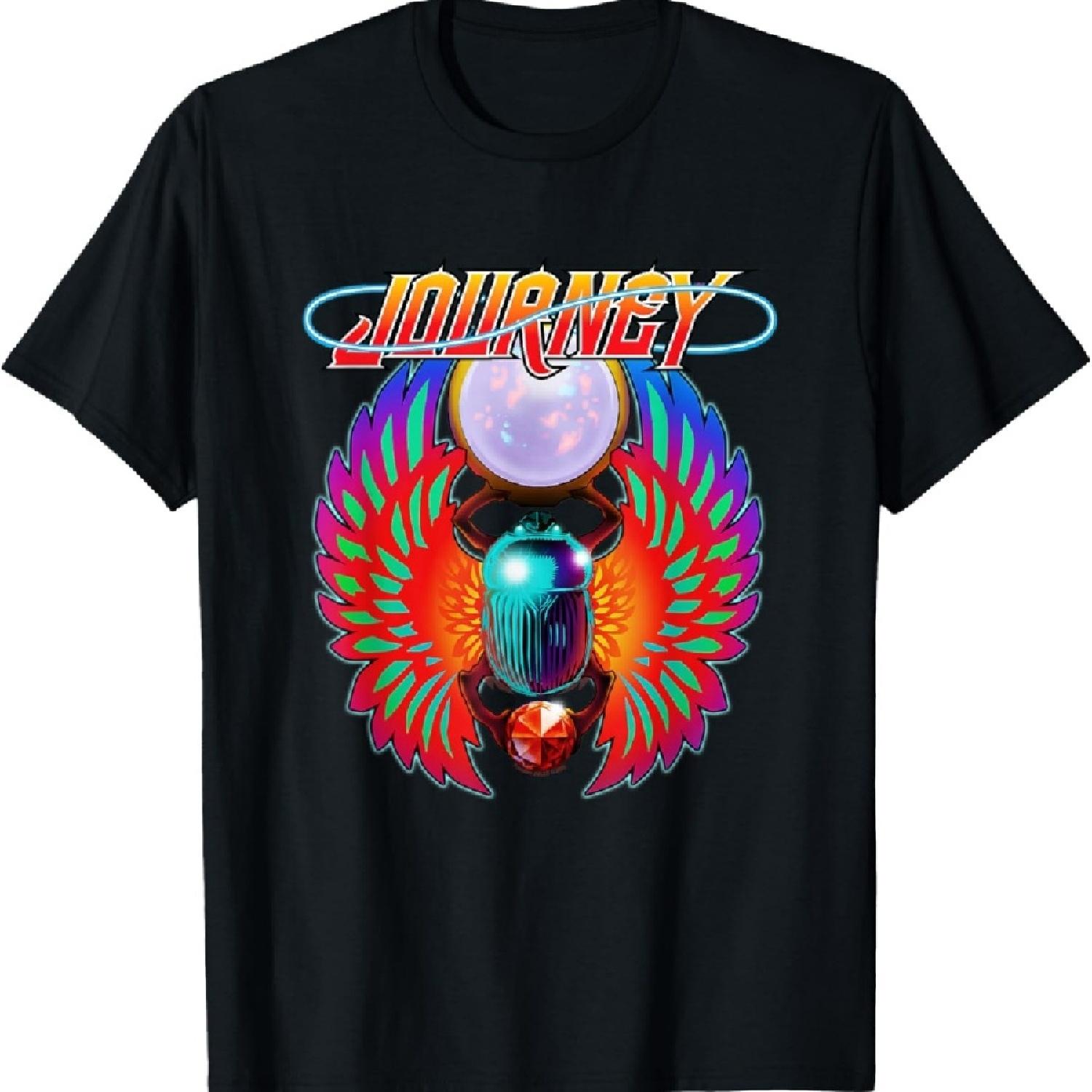 

Journey Freedom Iconic Cover Scarab Crystal Big Chest Poster T-Shirt XXXXXL чёрный