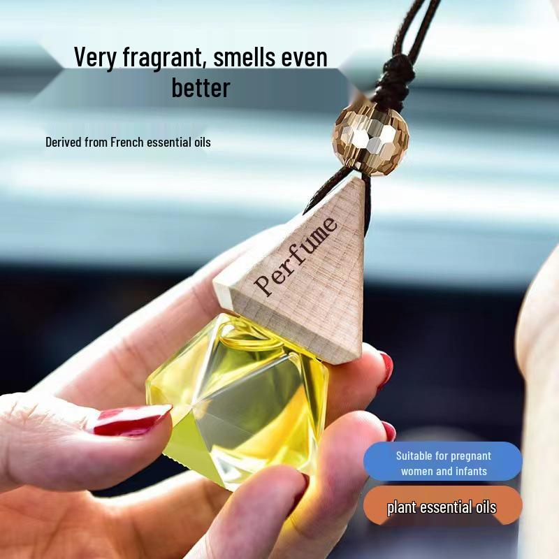 Osmanthus Cologne Aromatherapy Car Pendant - Odor-Eliminating Essential Oil Ornament for Men and Women