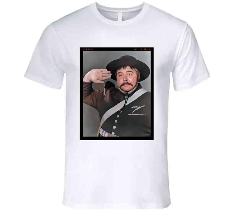 Sergeant Garcia El Zorro Retro Vintage Classic Famous Tv Characters Unisex T-Shirt S