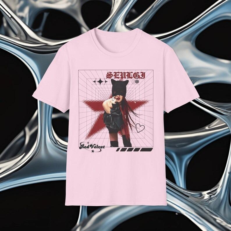 2026 Summer Fashion Trendy Tee Men Women Vintage Top Red Velvet Seulgi Kpop Star Graphic Tee_ Y2K Unisex Softstyle