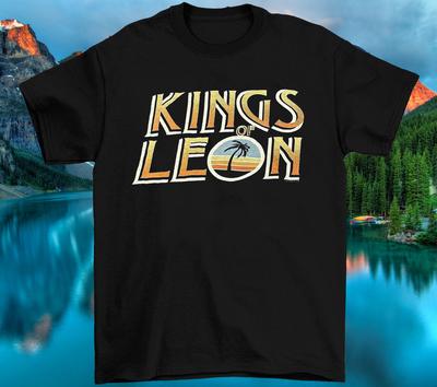 Heißes KINGS OF LEON Tour Schwarz 100% Baumwolle Größe 234XL Shirt Unisex CAO69 Unisex T-Shirt