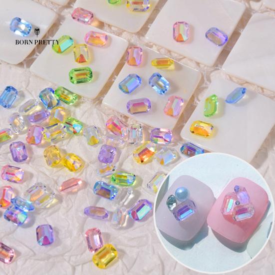 

Нежный нейл-арт ногти Украшения Горный хрусталь Блестящий эффект Авроры DIY