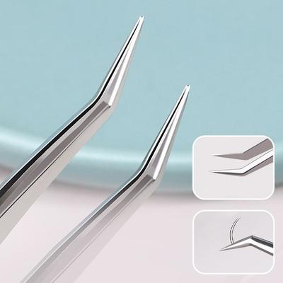 Violeta - Stainless Steel Eyelash Tweezers