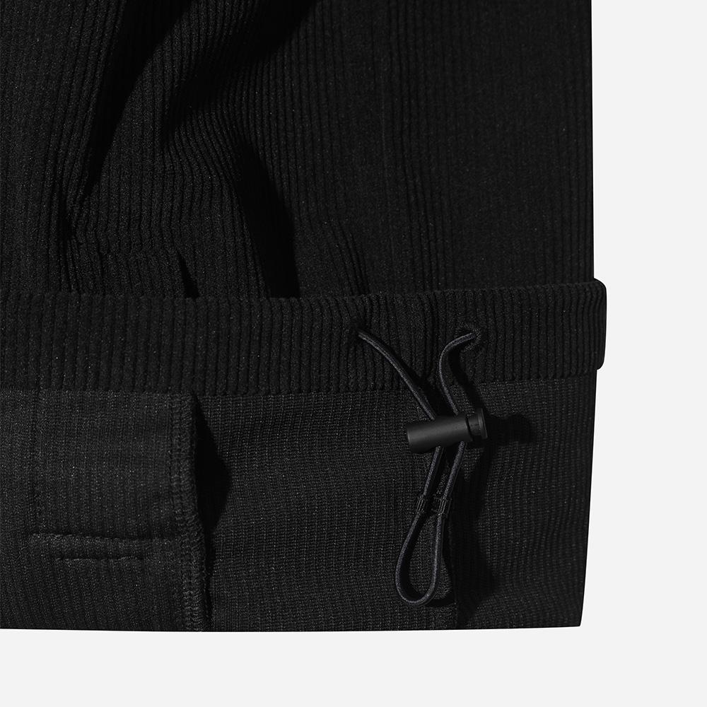 DOD Grainfield Corduroy Half-Zip Anorak (Black)