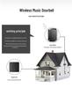 Wireless Smart Remote Doorbell with Long-Range Button and Large Panel Switch