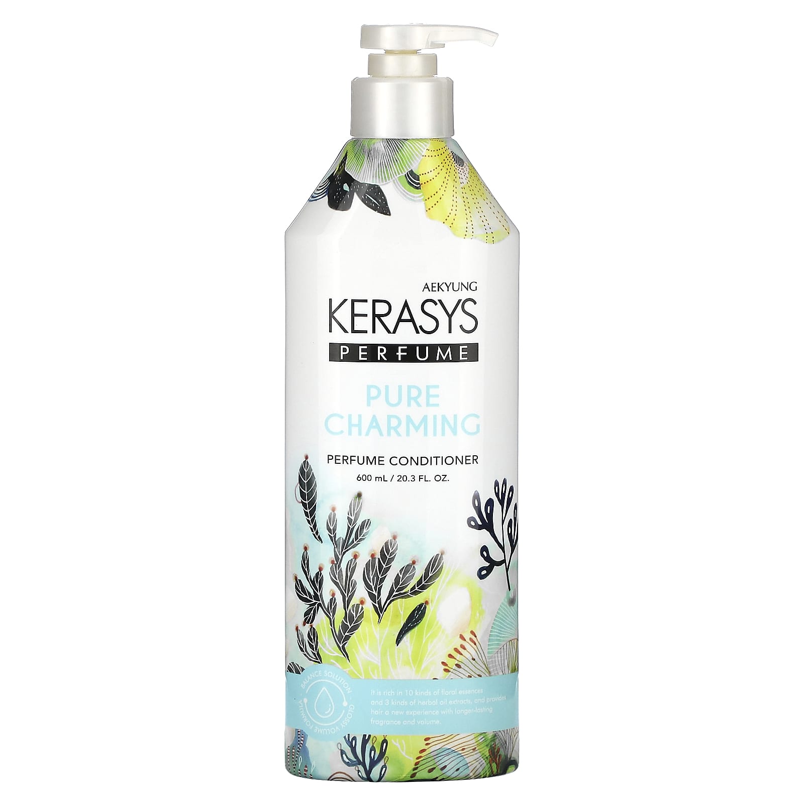 Kerasys, Парфюмированный кондиционер Pure Charming, 20,3 жидких унций (600 мл)