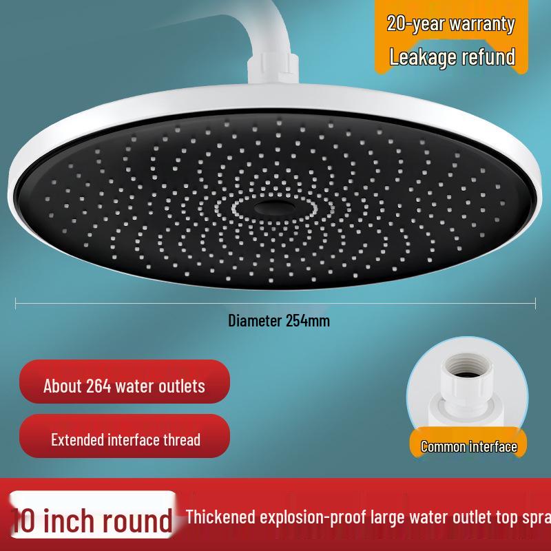 Pressurized Shower Head Booster Set for Hotel & Home Bathing