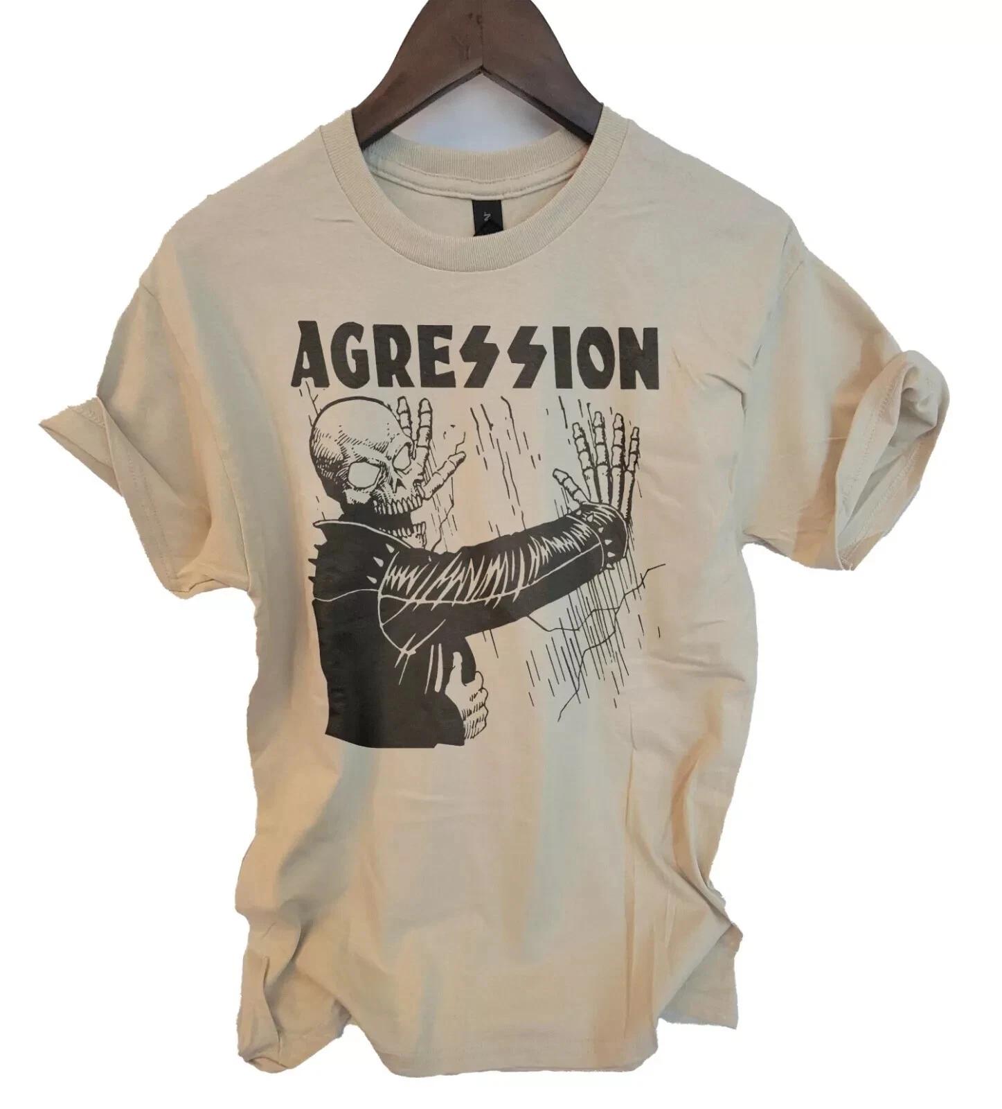 Agression band T Shirt S-5XL Unisex cotton M462 3XL