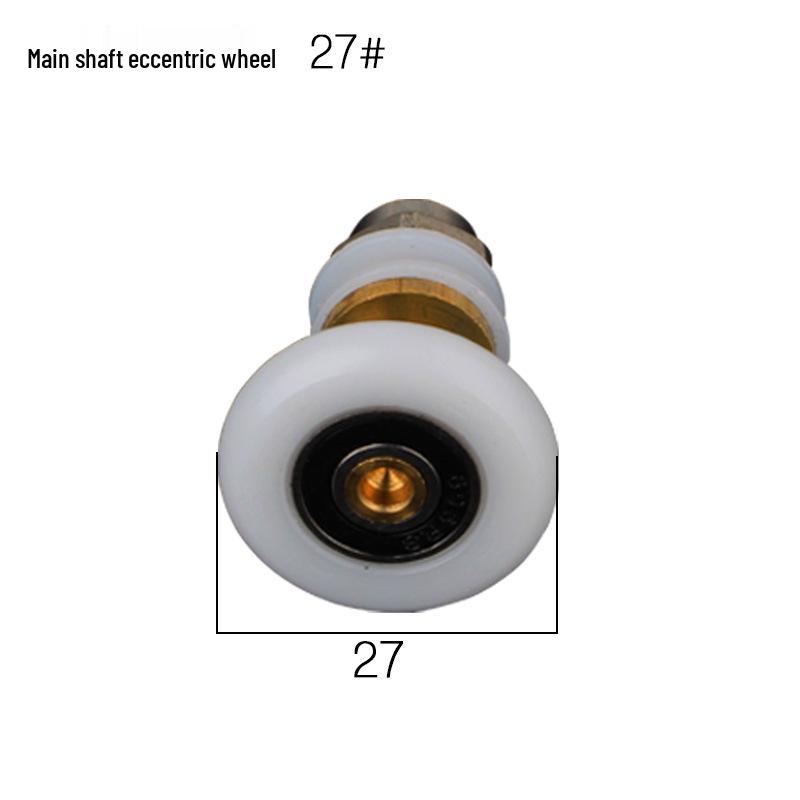 Vintage Shower Door Glass Sliding Pulley - Eccentric Wheel Accessories for Bathroom