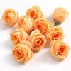 Orange Series Silk Artificial Flowers for DIY Headdress, Clothing Accessories, and Decorative Straw Hat Embellishments.