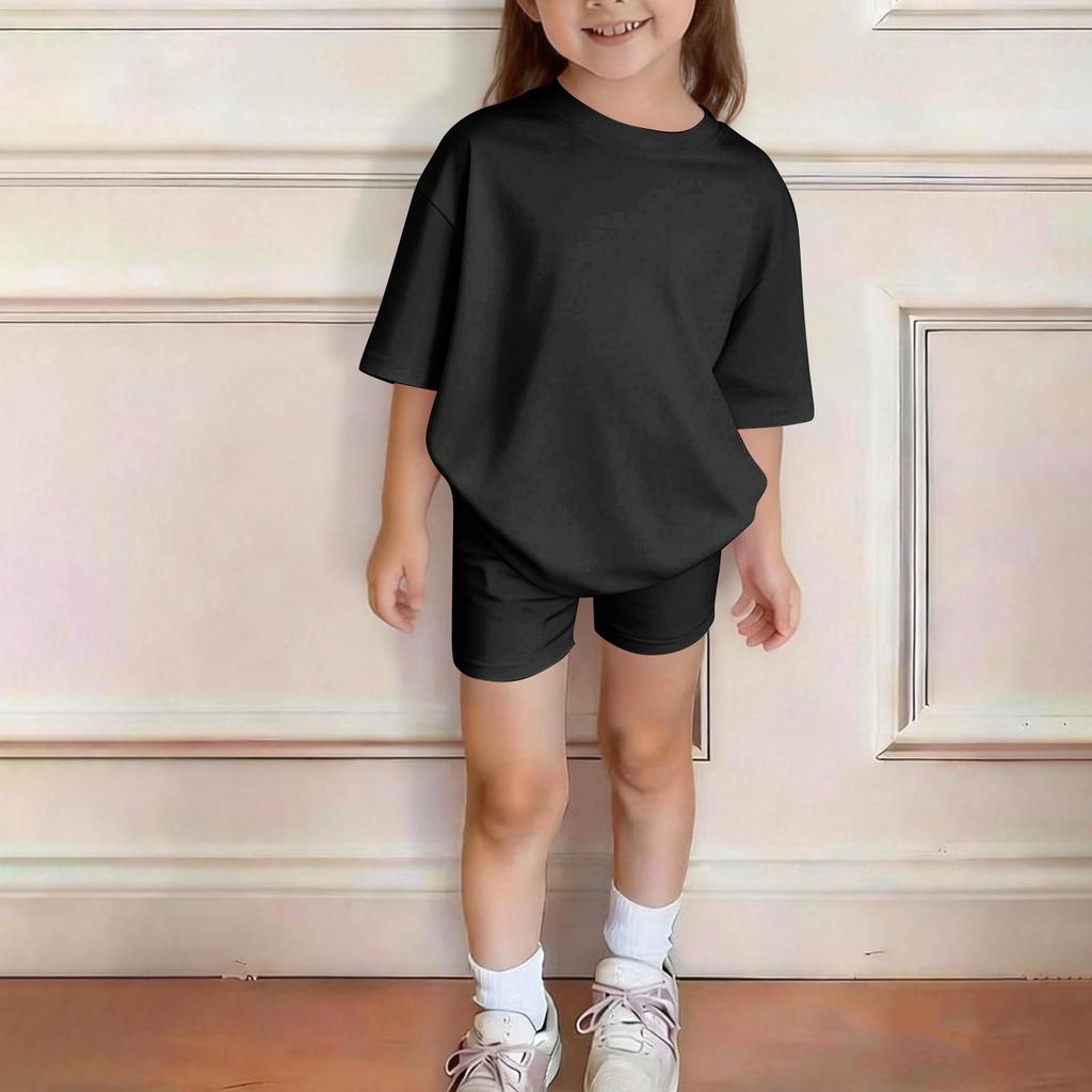 Infant Baby Girls Boys Loose T-shirt+Pants Print Outfits Set