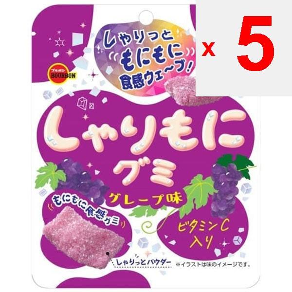 Bourbon Shalimoni Gummi Grape Flavor 57gCharacteristics: The Sweet and Sour Crunchy Powder Adheres Characteristics: The Sweet and Sour Crunchy Powder