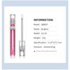 QIBEST Wässriger Lipgloss, Spiegelglas-Lippenglasur, feuchtigkeitsspendend, nährend, wässriger Lipgloss, lichtecht, transparenter Lipgloss