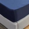 1 Waterproof Fitted Sheet,Solid Color Bed Cover Sheet, Bed Cover Mattress Cover Elastic Band Bed Skirt Breathable Sheet Only 1 Sheet