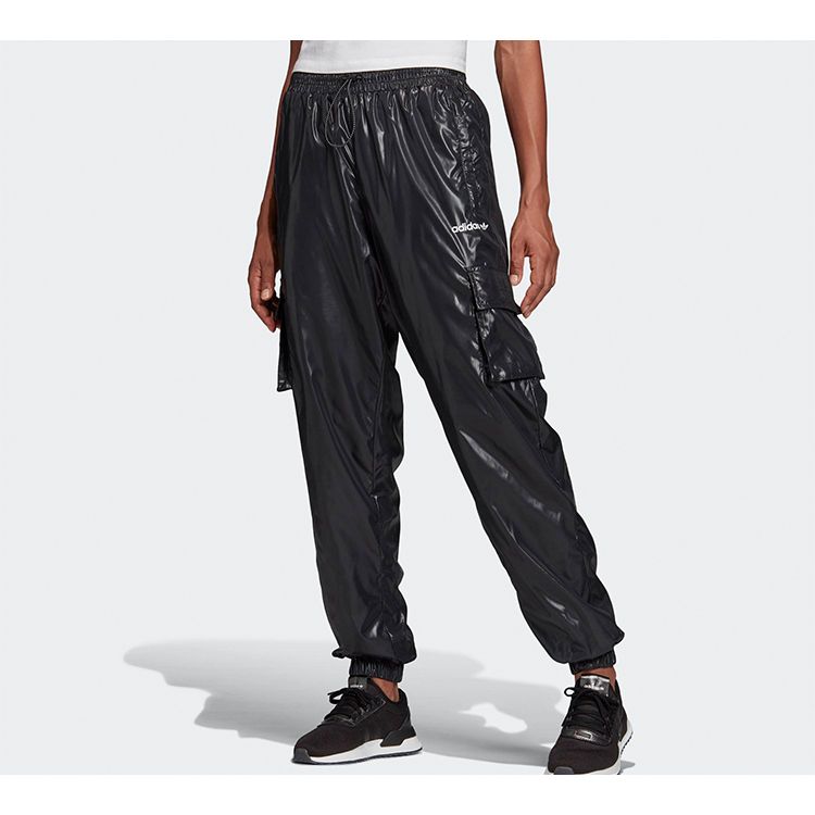 Adidas Originals Trefoil 90s Vibrant Track Pants Women Bottoms Black GC8755