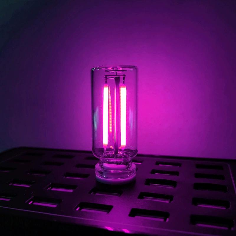 Car USB Night Light Touch Dimmable LED Filament Lamp Portable Lighting Plug and Play Decorative Atmosphere Light for Car Bedroom