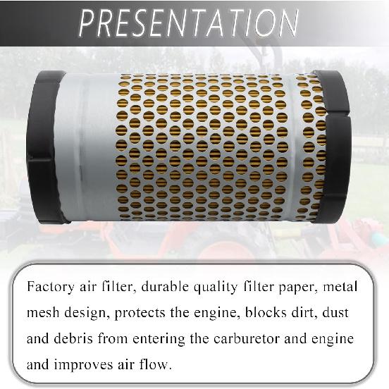 6C060-99410 Air Filter Fit For Kubota B1410 B1610 B2710 B1700 B21 B2100 B2301 B2320 B2400 B2410 B26 B2601 B3200 B7300 B7400 B7410 OE#6C060-99414