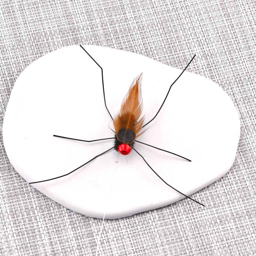 2pcs/3pcs Mix Simulated Mosquito Feather Cat Toy Replacement Accessories Funny Cat Stick Teaser Pet Toy