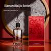 Diamond Transparent 500ml Glass Baijiu Bottle Set - Thickened, Sealed, Empty Wine Bottles