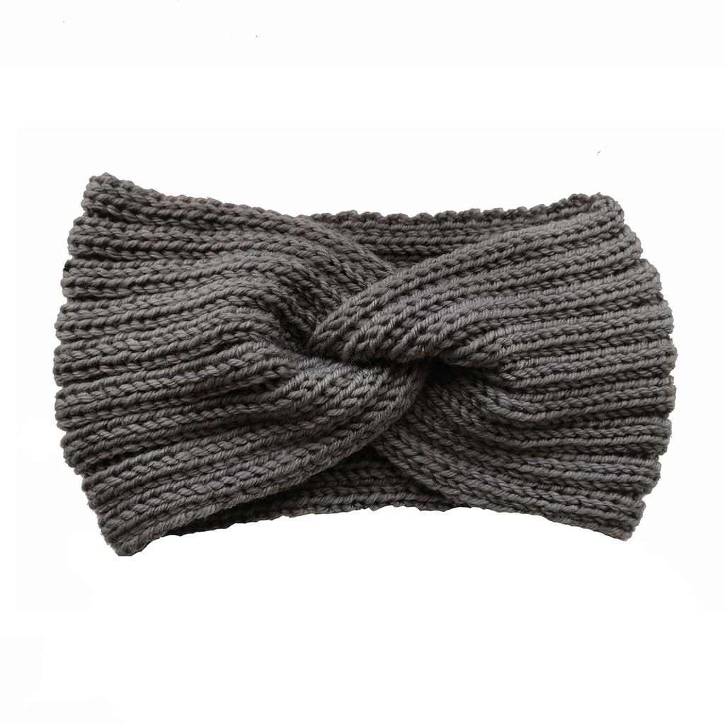 1 PC Vintage Knitted Twisted Hairband, Warm and Stylish for Autumn and Winter, Perfect for Daily Street Wear