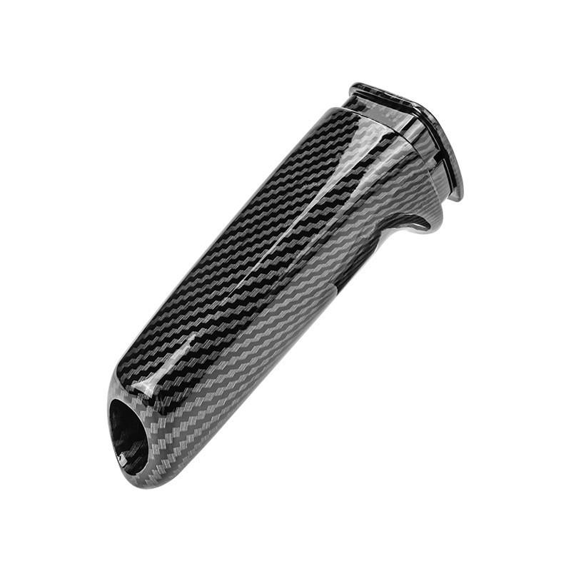 Carbon Fiber Car Handbrake Brake Handle Cover Trim Auto Interior Styling Replacement Fits Most for BMW Models with Handbrake True carbon fiber