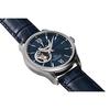 Orient Orient Star Mechanical Automatic Watch Manual Navy Blue with Leather Men's (with Winding), Semi-Skeleton, Strap, RE-AT0006L