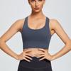 European and American Style Women Shockproof Sports Bra Plus Size Thin Push Up Cross Back Running Yoga Fitness Vest