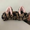 3 Pieces Plush Headband Set for Face Washing with Kitten Ears  Absorbent Wristbands for Face Washing