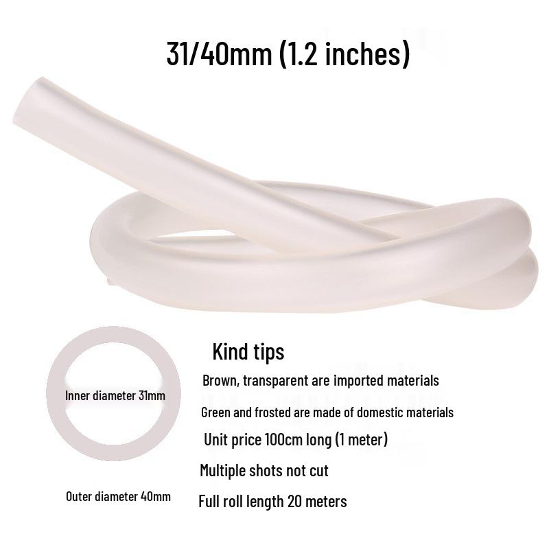 Aquarium Silicone Water Pump Hose with Filter - Inlet/Outlet for Water Change & Discharge