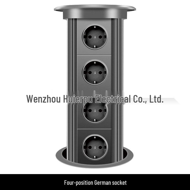 SJ Automatic Pop-Up Kitchen Island Power Socket