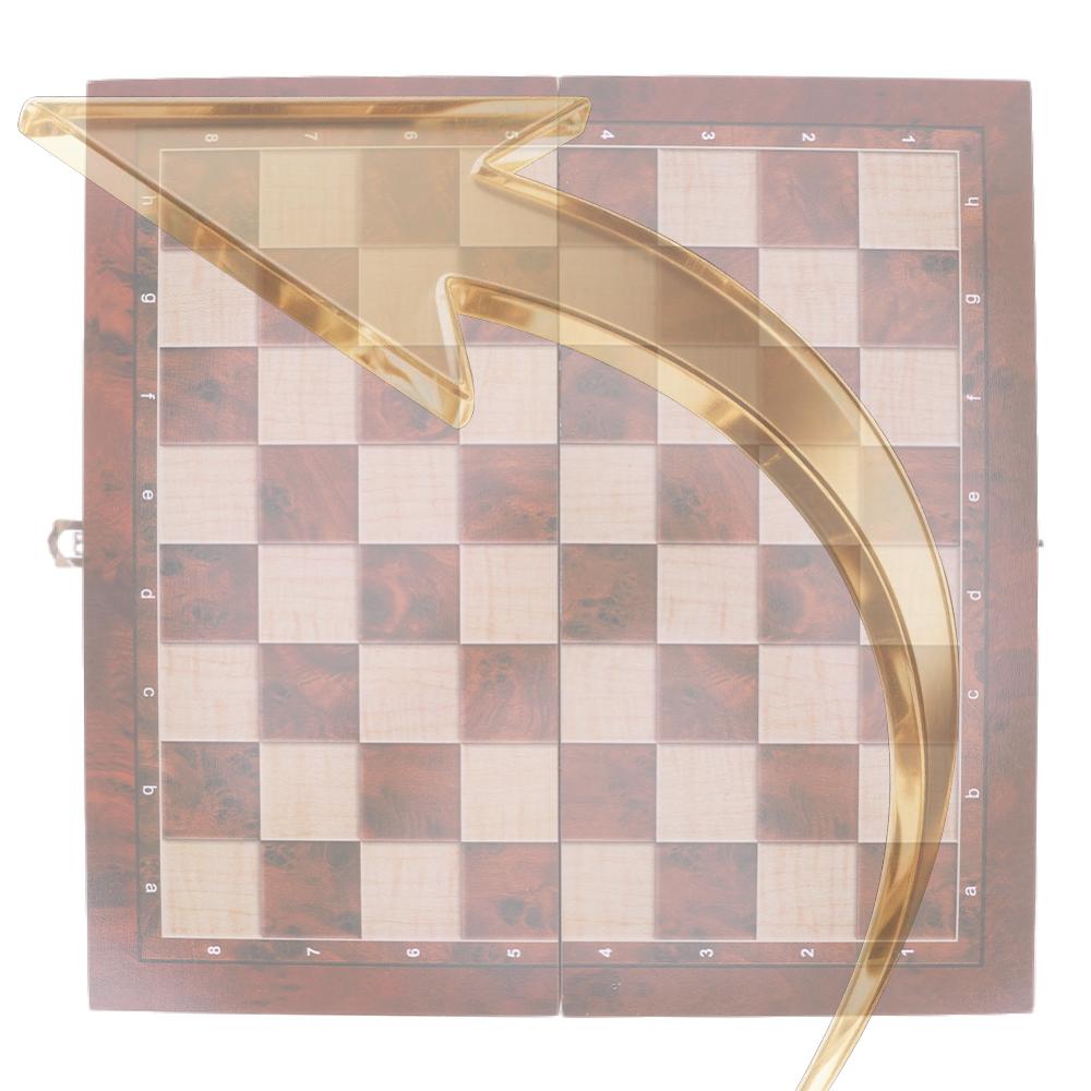 

Large Chessboard Developing Strategic Thinking 29x29cm 3 in 1 Chess Chekers Backgammon No Toxic Chess Wooden Set for Kids Adults China Mainland