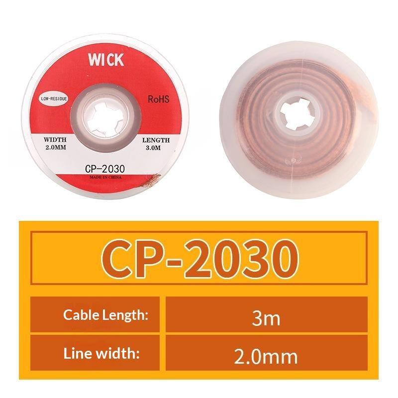 1.5/3M Copper Welding Wire Desoldering Mesh Braid Tape Welding Point Solder Soldering Tool Of Electronic Pcb Circuit Board